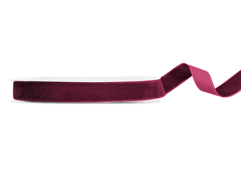 Veloursband, lila, 15mm/10m - FeierGlanz