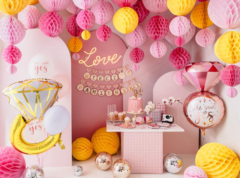 Luftbalons-Set Ring, Mix (1 VPE / 6 Stk.) - FeierGlanz