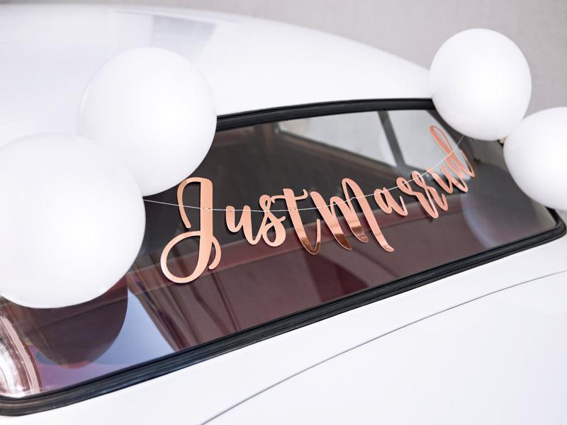 Auto-Dekorationsset - Just Married - FeierGlanz