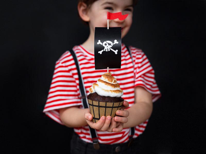 Muffin-Set Piraten (1 VPE / 6 Stk.) - FeierGlanz