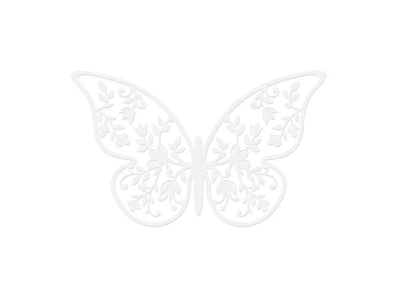 Papierdekoration Schmetterling, 8 x 5cm (1 VPE / 10 Stk.) - FeierGlanz