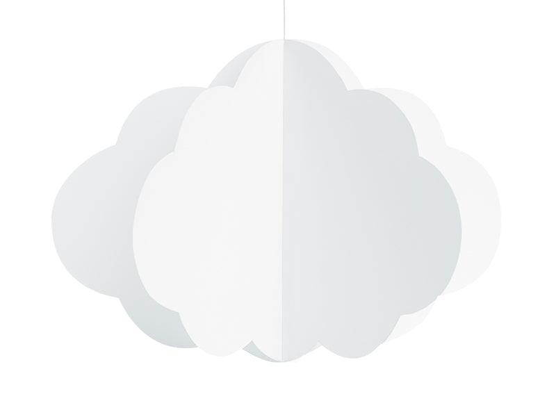 Wolken-Anhänger, weiß, 17-28cm (1 VPE / 3 Stk.) - FeierGlanz